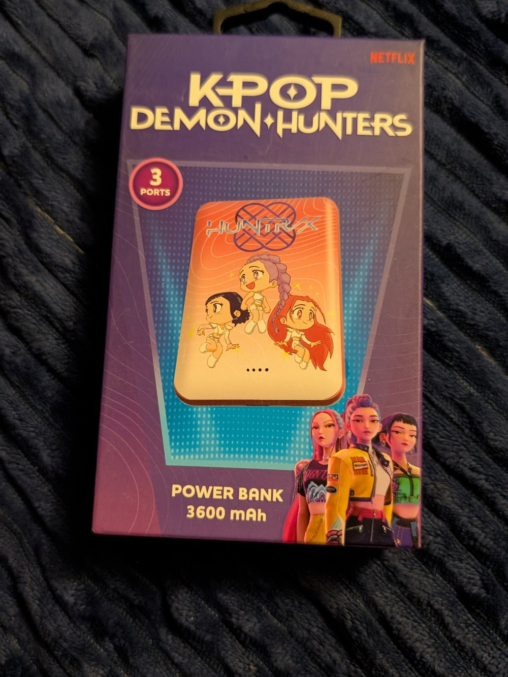 KPOP Demon Hunters Huntix Gradient Power Bank 3600mAh